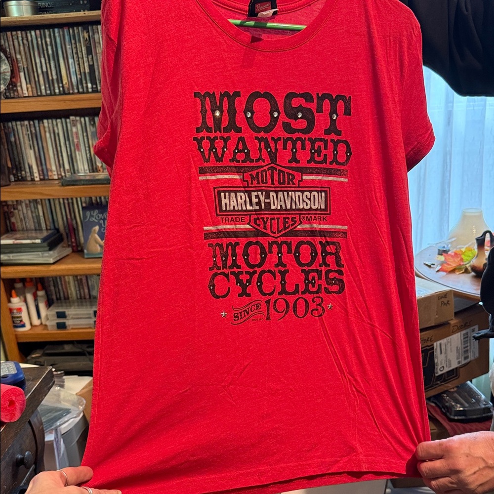 Harley-Davidson Bold Red Graphic Tee